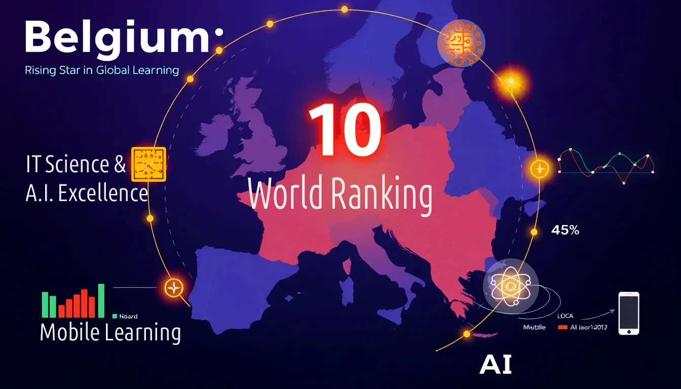 België staat in de top 10 wat betreft AI en IT kennis